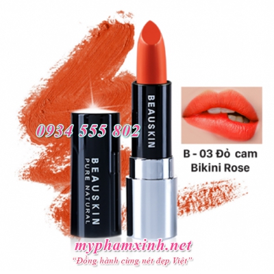 Son Beauskin Extra Makeup Matte Lipstick B - 03 - Bikini Rose