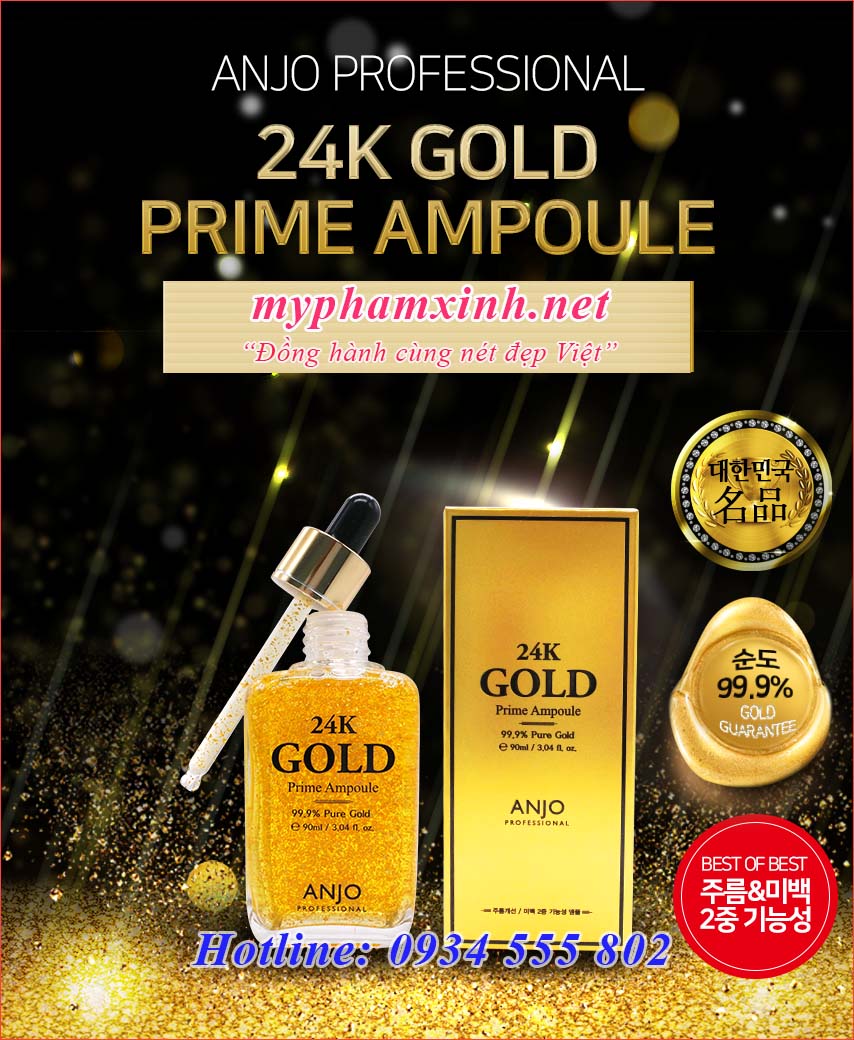 TINH CHẤT ĐẬM CHẤT 24K GOLD PRIME AMPOULE 