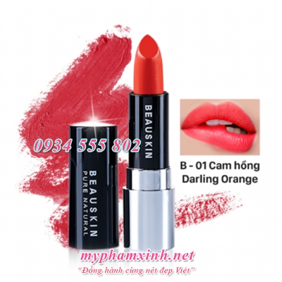 Son Beauskin Extra Makeup Matte Lipstick B - 01 - Darling Orange