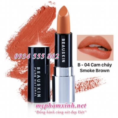 Son Beauskin Extra Makeup Matte Lipstick B - 04 - Smoke Brown
